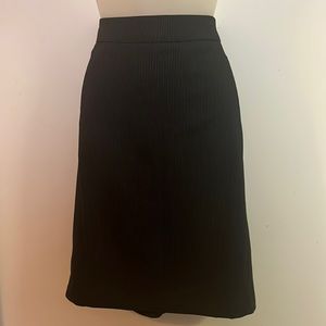 The Limited Pencil Skirt Women's Size 6 Black Pin Strip Fully Lined